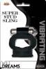 Super Stud Sling - BLACK - Wet Dreams Vibrator w/Batteries